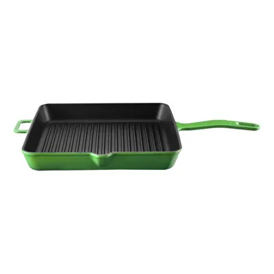 Voeux Kitchenware Forêt Yeşil Döküm Kare Izgara Tava 30 Cm