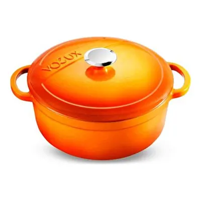 Voeux Kitchenware Amusant Turuncu Derin Döküm Tencere 20 Cm