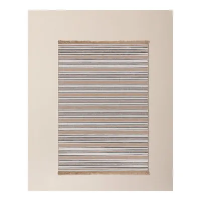 Laila Halı - Bej/Mavi- 200x300 cm