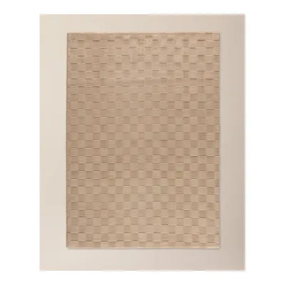 Soie Rölyef Halı - Vizon - 200x290 cm