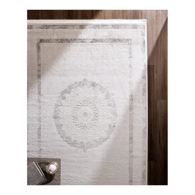 Mons Halı - Beyaz/Mavi - 155x225 cm