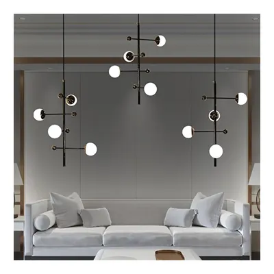 Apliqa Addo Siyah 3'lü 12 Watt Sıralı Modern Sarkıt Koridor, Yemek Masası Üstü, Salon Sarkıt Led Avize