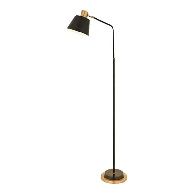 Apliqa Arrigo Siyah Retro Başlıklı Modern Dekoratif Köşe Lambader