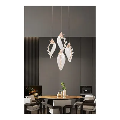 Apliqa Ardea 4'lü Yuvarlak Sarkıt Salon Led Avize