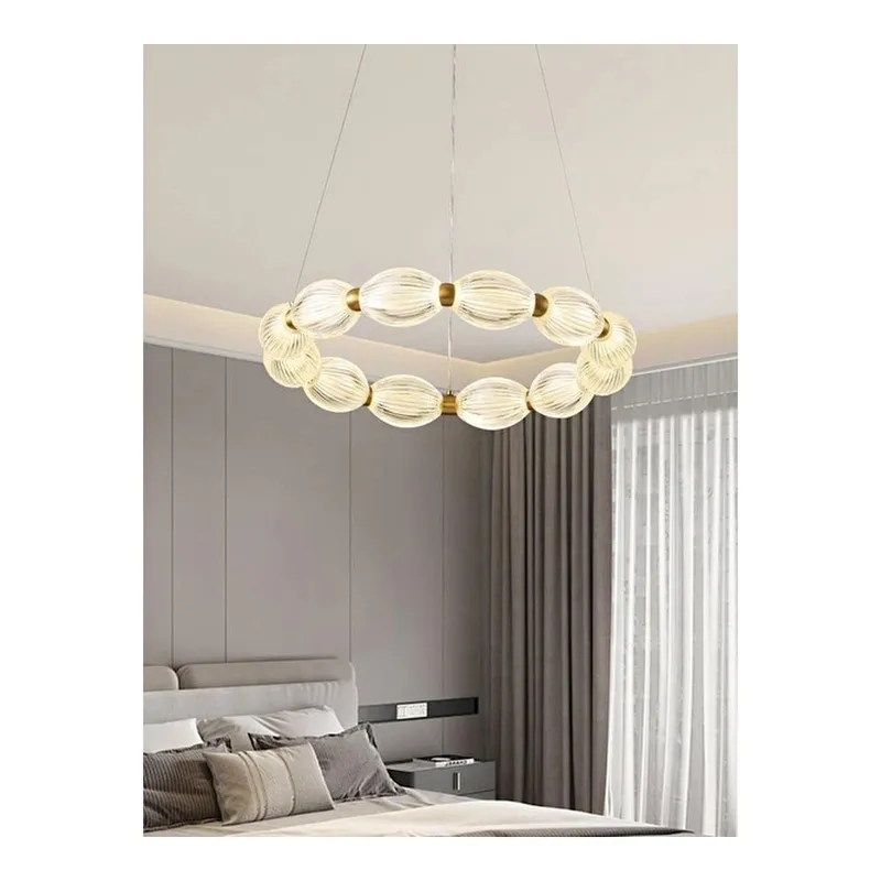 Apliqa Aspen 12'li Yuvarlak 56 Watt Eskitme Sarkıt 3 Renkli Led Avize, görsel 1
