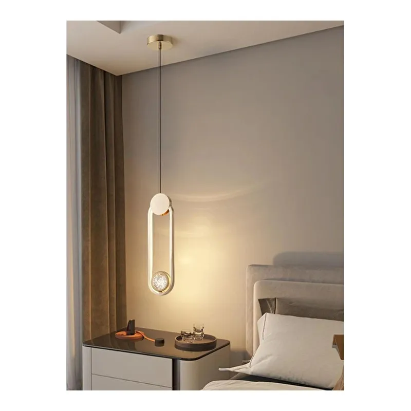 Apliqa Beckett Tekli 12 Watt Gold Sarkıt 3 Renkli Led Avize, görsel 1