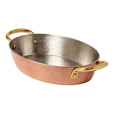 Voeux Héritage Koleksiyonu Bakır Dövmeli Oval Sahan 28 cm