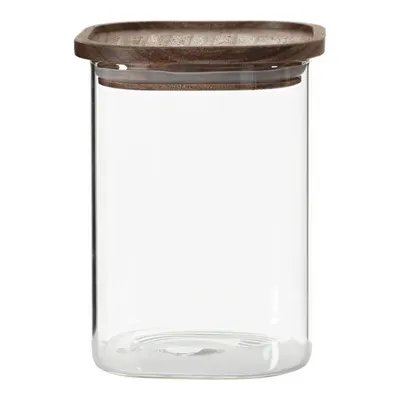 Kare Cam Kavanoz Akasya 1000ml