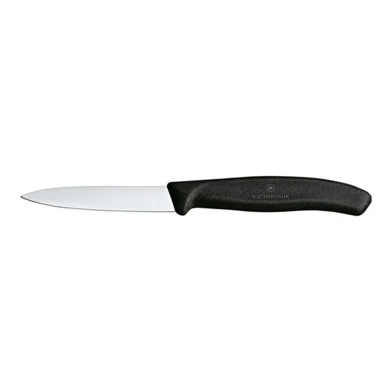 Victorinox Soyma Bıçağı Sivri Siyah 8 cm, görsel 1