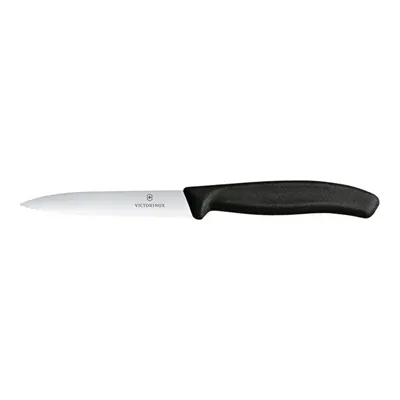 Victorinox Tırtıklı Soyma Bıçağı Sivri Siyah 10 cm