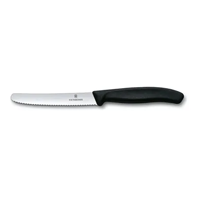 Victorinox Tırtıklı Domates Bıçağı Siyah 11 cm