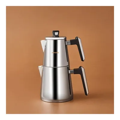 Powersteel Pro 316+ Space Midi Çelik İndüksiyon Tabanlı Çaydanlık Takımı