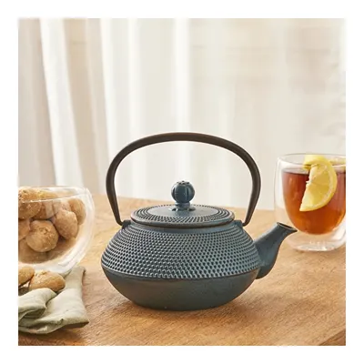 Mystical Döküm Demlik-Teapot 720 ml Mavi