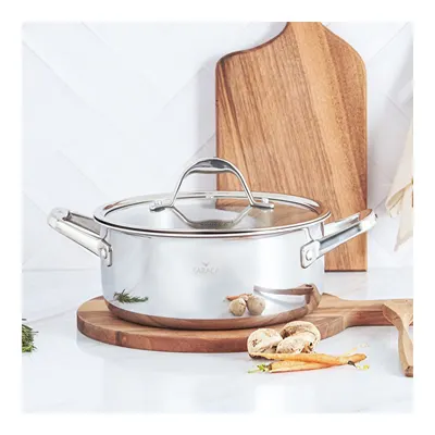 Powersteel 3Ply 316+ İndüksiyon Tabanlı Çelik Petekli Tencere 24 Cm