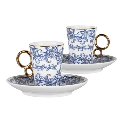 Lucky Art Florance Bone 2li Espresso Fincan Seti