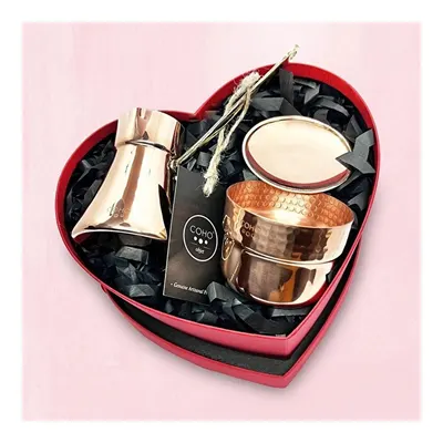 Coho Objet Coho Love Box Artisan Mini Cezve & Su Zenginleştirici Bardak Seti
