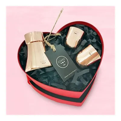Coho Objet Coho Love Box Artisan Bakır Cezve & Bakır Bardak Seti
