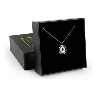 Coho Objet Silver Celestia & Astra Eye El Yapımı Gümüş Nazar & Kalp Kolye Seti