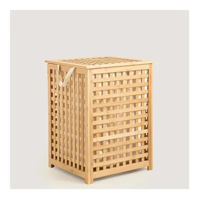 Bambu Çamaşır Sepeti 58x40 cm Natural