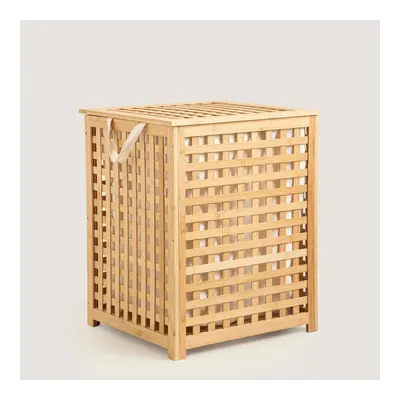 Bambu Çamaşır Sepeti 62x45 cm Natural