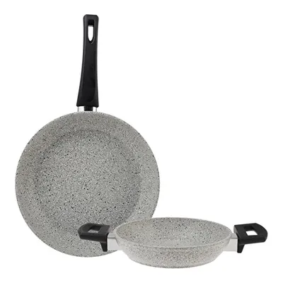 Emsan Premium Granit Grey Tava ve Sahan Seti