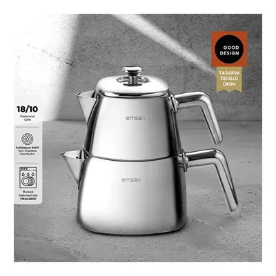 Emsan Tea Time Midi Çaydanlık Takımı 1L & 2L