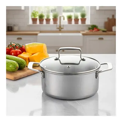 Emsan Pro Tri Ply Derin Tencere Çelik 24 cm