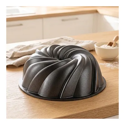 Emsan Black Shiny Cake Döküm Kek Kalıbı 22 cm