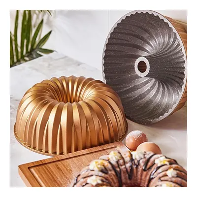 Emsan Griss Hardstone Döküm Kek Kalıbı Gold 24 cm