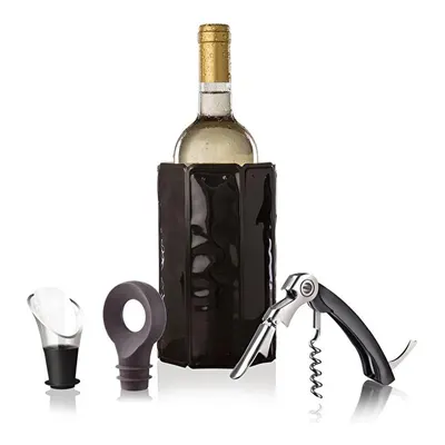 Vacu Vin Klasik Şarap Seti 4 Parça - Kutulu Siyah