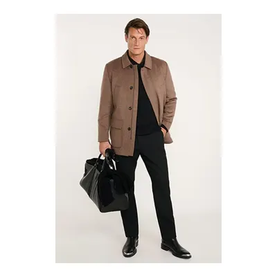 Slim Fit Dar Kesim Beli Bağlamalı Yan Cepli Esnek Siyah Pantolon