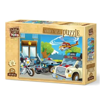 Art Kids Koruyucu Ekip Ahşap Puzzle 50 Parça