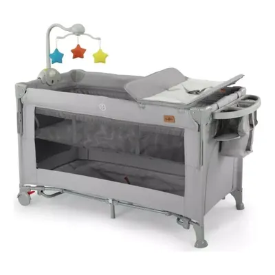 Baby2Go Bony Anne Yanı Oyun Parkı 60x120 cm Gri