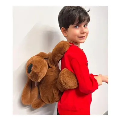 Babyjem Peluş Çanta Köpek Kahverengi