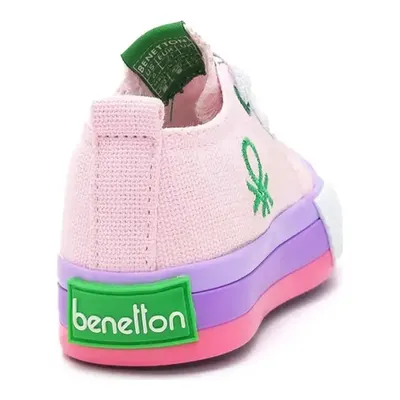 United Colors of Benetton Bebek Spor Ayakkabısı Suni Deri Pembe
