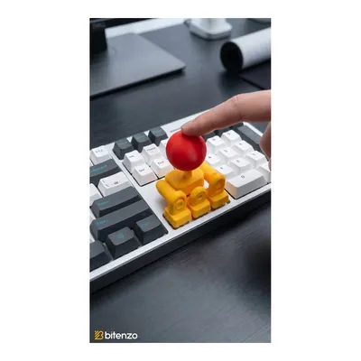 Bitenzo 3D Mekanik Klavye Joystick Aparatı - Yön Tuşları İçin Arcade Deneyimi Sunan Oyun Adaptörü