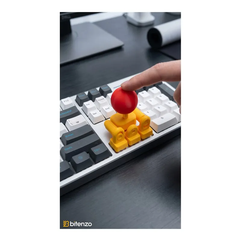 Bitenzo 3D Mekanik Klavye Joystick Aparatı - Yön Tuşları İçin Arcade Deneyimi Sunan Oyun Adaptörü, görsel 1