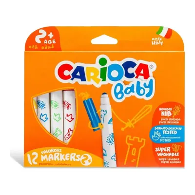 Carioca Baby Yıkanabilir Keçeli Boya Kalemi 12li