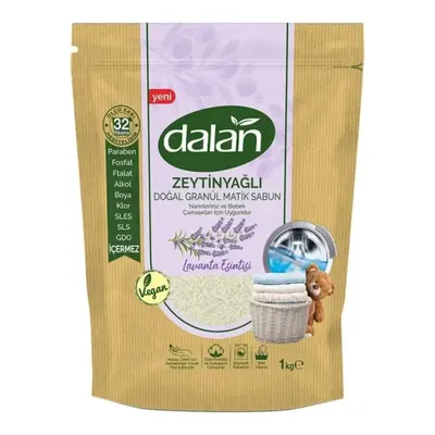Dalan Doğal Granül Sabun Zeytinyağlı Lavanta Esintisi 1000 gr