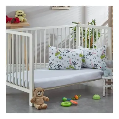 Kırmızı Home Penye Bebek Çarşaf Ve Yastık Kılıfı Jungle 60*120