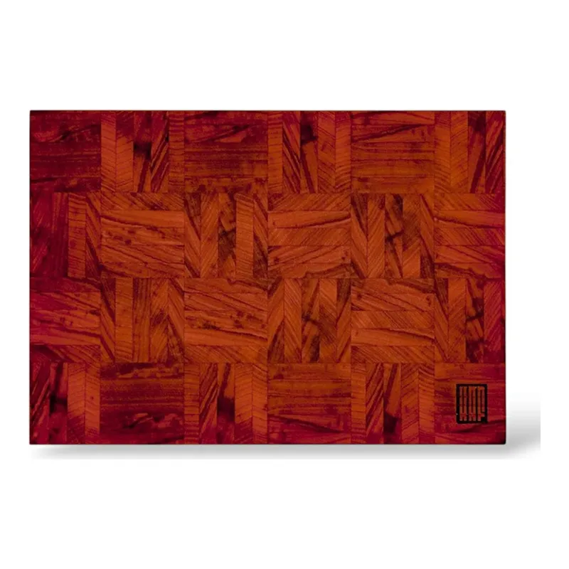 Kaf Ahşap Kesme Tahtası ( End Grain) Paduk, görsel 1