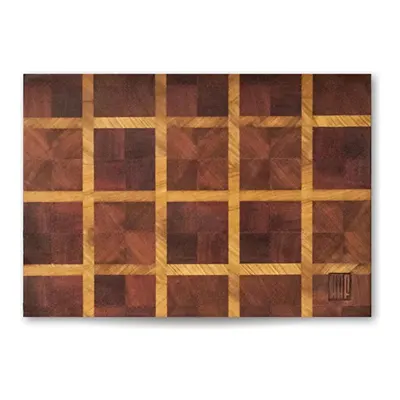 Kaf Ahşap Kesme Tahtası Sapelli (End Grain) - L