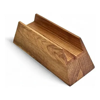 Kaf Ahşap End Grain Kesme Tahtası Standı Meşe/Kestane