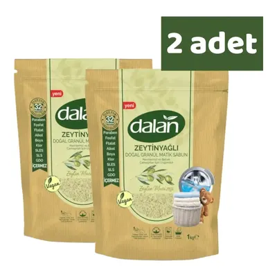 Dalan Doğal Granül Sabun Zeytinyağlı 1000 gr x 2 Adet