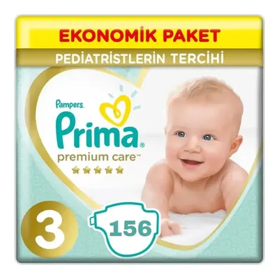 Prima Premium Care Bebek Bezi 3 Beden Midi 6-10 Kg Ekonomik Paket 156lı