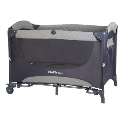 Kraft Siena Anne Yanı Çift Emniyet Sistemli Oyun Parkı 70X110 Cm Light Grey