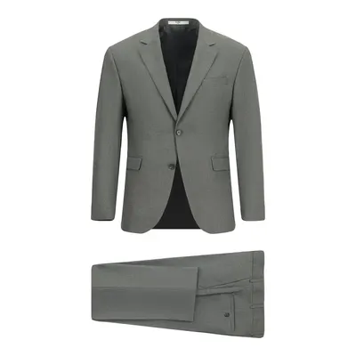 Orta Gri 7 Drop Slim Fit Dar Kesim Takım Elbise