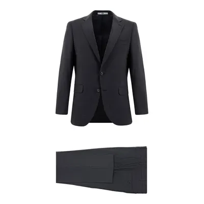 Koyu Füme 7 Drop Slim Fit Dar Kesim Takım Elbise