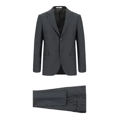 Koyu Füme 7 Drop Slim Fit Dar Kesim Takım Elbise