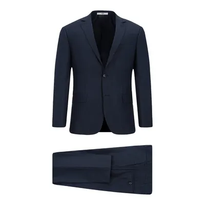 Koyu Lacivert 7 Drop Super Slim Fit Ekstra Dar Kesim Takım Elbise